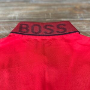 Men’s Hugo Boss red polo shirt